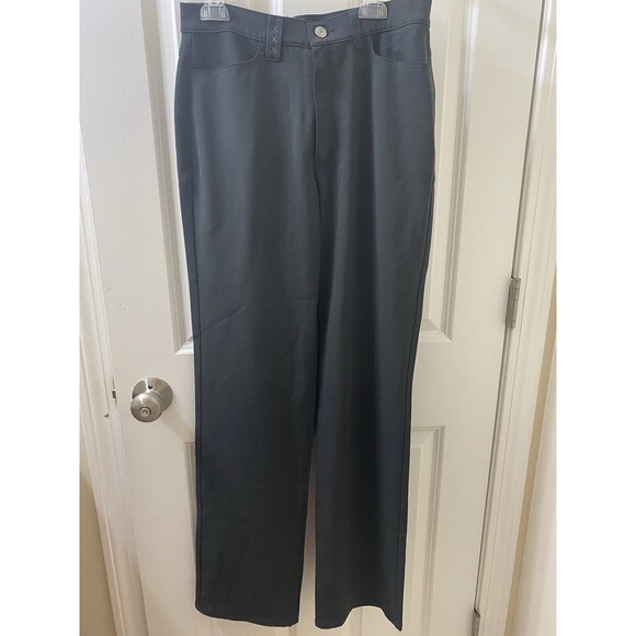 Andy D'Auria Dismero Black Career Causal Pants Size 31 Made In Italy - Picture 1 of 11